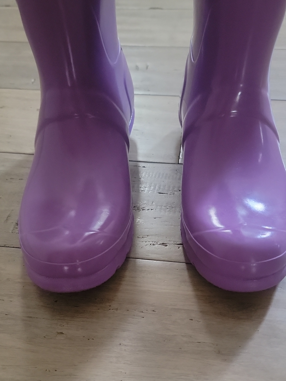 Hunter Bright Purple Glossy High Boots. Size 8. Like New! - Picture 8 of 11